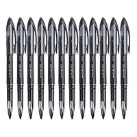 PLUS会员：uni 三菱铅笔 UBA-188M 拔帽中性笔 黑色 0.5mm 12支装