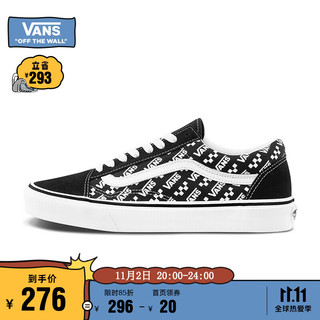 VANS 范斯 经典系列 Old Skool 中性运动板鞋 VN0A4U3BTEZ 黑色 36