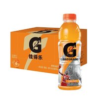 PLUS会员：GATORADE 佳得乐 橙味 功能运动饮料整箱 600ml*15瓶
