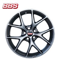 BBS 汽车轮毂 德国进口SR款亚光钛色7.5*17英寸 适用宝马1系 3系 X3 X4 欧宝 萨博 别克改装 详询客服