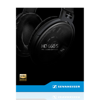 森海塞尔(Sennheiser)HD660S 开放式动圈头戴式Hi-Fi音乐监听耳机 黑色