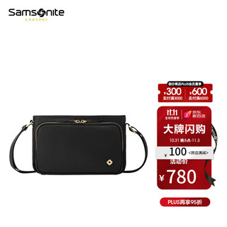 Samsonite/新秀丽包包女包单肩包斜挎包奢侈品生日礼物女2022新时尚 NO3 黑色