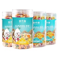 米小芽 宝宝营养面条 果蔬螺丝面200g*4罐