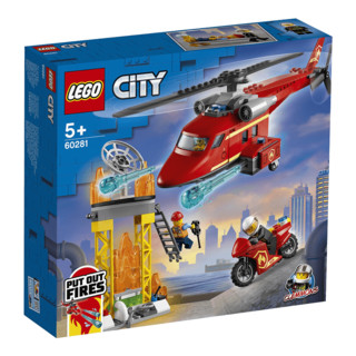LEGO 乐高 City 城市系列 60281 消防救援直升机