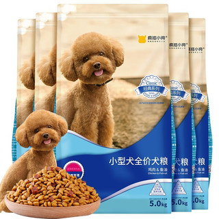 疯狂小狗 经典系列 鸡肉鱼油小型犬全阶段狗粮 5kg