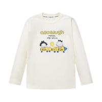 allo&lugh 阿路和如 男女童通用长袖T恤 ALAAA0111K 乳白色 90cm