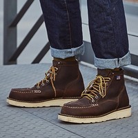 Danner BullRun 男款软皮中帮工装靴 15563