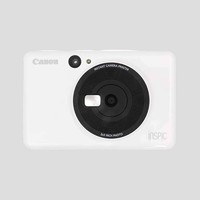 Canon 佳能 iNSPiC 手机专用 迷你印贴纸相机 CV-123-WH 白色 小巧可爱