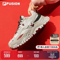 FILA 斐乐 欧阳娜娜同款FILA FUSION斐乐女鞋新厚底增高BIANCO硬糖鞋老爹鞋