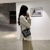 Josiny 卓诗尼 小众设计感包包女2022新款秋冬季大容量水桶包女韩版斜挎包