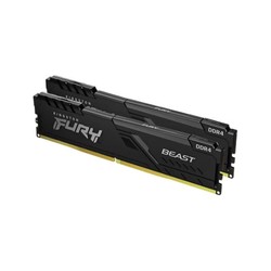 Kingston 金士顿 FURY Beast野兽系列 DDR4 2666MHz 台式机内存条 16GB（8GB×2）