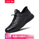 红蜻蜓 时尚低帮商务休闲鞋  C0191257 黑色
