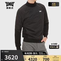 PXG 韩国进口 高尔夫服装男士秋季新款ANORAK男子高尔夫针织衫golf运动休闲上衣 PFWPM4109 黑色 M