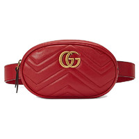 GUCCI 古驰 Marmont系列 女士腰包 476434 DSVRT