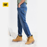CAT 卡特彼勒 卡特2022秋冬新款男式标准直筒时尚舒适休闲牛仔裤子商场同款