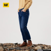 CAT 卡特彼勒 卡特22冬季新款男士户外休闲标准直筒百搭牛仔长裤商场同款