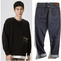 Levi's 李维斯 男士加绒卫衣+马登牛仔裤