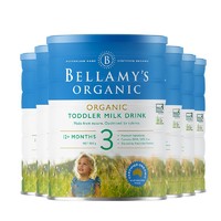 BELLAMY'S 贝拉米 澳洲贝拉米3段1-3岁900g规格*6罐有机正品母婴进口