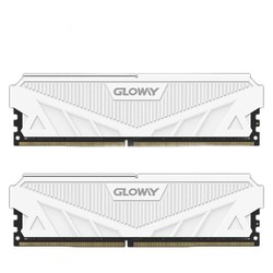 GLOWAY 光威 DDR5 5200MHz 台式机内存 马甲条 皓月白 16GB
