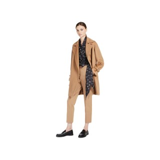 Max Mara 麦丝玛拉 女士中长款大衣 1016182306 驼色 38