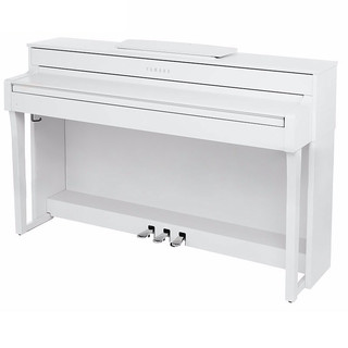 YAMAHA 雅马哈 CLAVINOVA系列 CLP-735B 电钢琴 88键重锤键盘 白色 原装琴凳