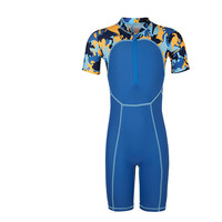 DECATHLON 迪卡侬 男女通用连体泳衣 8388597 蓝色 113-121cm