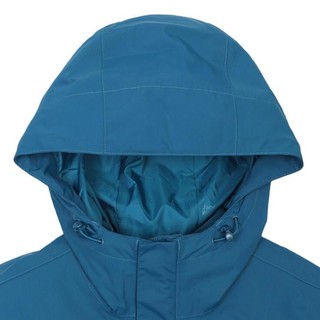 Jack Wolfskin 狼爪 ACTIVE OUTDOOR系列 男子三合一冲锋衣 5012773-1350 孔雀蓝色 L