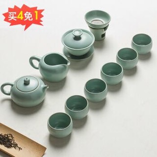 洛威 汝窑茶具套装 欢沁 10头