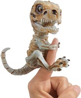 WowWee 凶猛霸王龙骨架手指玩具 末日（灰）色 可收藏互动型恐龙玩具