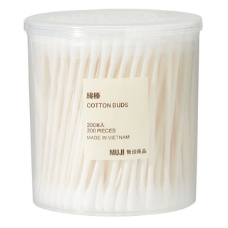 MUJI 無印良品 无印良品 MUJI  棉棒_200支装 白色