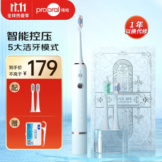 prooral 博皓 T33电动牙刷成人 白雪