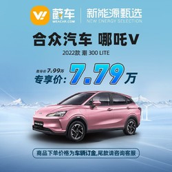 哪吒 合众 哪吒V 2022款 潮 300 Lite 蔚车新车新能源汽车