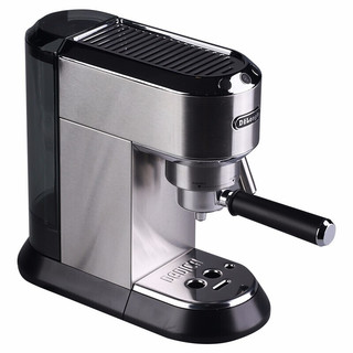 德龙（Delonghi） 咖啡机 小型全自动咖啡 机进口意式 家用魔豆机 ECAM22.110.B EC685.M 银色