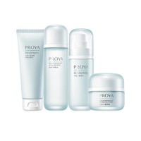 PLUS会员：PROYA 珀莱雅 水动力补水控油套装（洁面100g+水135ml+乳100ml+面霜50g+赠 双抗面膜2片+解渴面膜15ml+水屏障面膜3片+水动力旅行三件套）