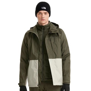 THE NORTH FACE 北面 男子三合一冲锋衣 NF0A81RM-9P9 绿色 XL