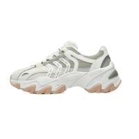 FILA 斐乐 HERITAGE-FHT系列 Sofia 女子休闲运动鞋 F12W134159F-WS 白沙/银灰色 37.5