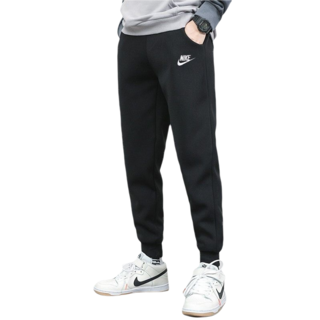 Sportswear Club 男子运动长裤 BV2763-010 黑色/白色 M