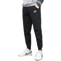 NIKE 耐克 Sportswear Club 男子运动长裤 BV2763-010 黑色/白色