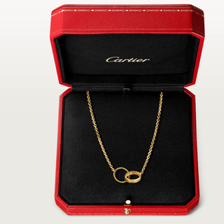 Cartier 卡地亚 love系列 双环18K金项链