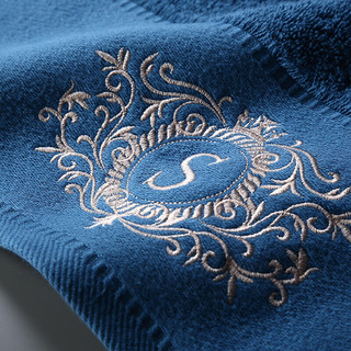 雪仑尔 浴巾 80*140cm 650g 琉璃蓝