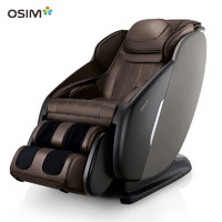 OSIM 傲胜 按摩椅家用 高端全身全自动 多功能智能3D按摩 V手科技大天王Max 胡桃棕