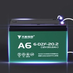 天能A6电瓶车电池 72V20A32A