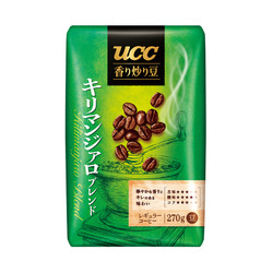 UCC 悠诗诗 旗舰店 香炒豆 乞力马扎罗综合焙炒咖啡豆270g 日本进口
