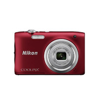 Nikon 尼康 数码相机 酷派A100光学5倍 2005万像素 红色 A100RD 方便携带