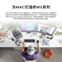 logitech 罗技 MX Master 3 Mac版 2.4G蓝牙 优联 双模无线鼠标 4000DPI 深空灰