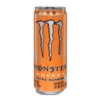 限地区、有券的上：可口可乐 魔爪 Monster 柑橘味 无糖 运动维生素饮料 能量饮料 330ml*12罐整箱装 可口可乐公司生产