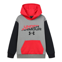 UNDER ARMOUR 安德玛 春季新款童装连帽套头卫衣男童小童套头衫舒适运动上衣