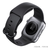 适用iwatch6硅胶运动表带苹果手表12345678se代iwatch5表带iwatch4防水Apple watch 40mm38 44mm42智能配件