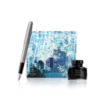 PARKER 派克 钢笔 卓尔挚雅系列 钢杆白夹 0.5mm 大雅礼盒装