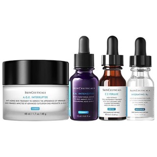 SKINCEUTICALS 修丽可 护肤套装 (紧致塑颜面霜48ml+赋颜丰盈精华液15ml+维生素CE复合修护精华液15ml+B5保湿精华液15ml)